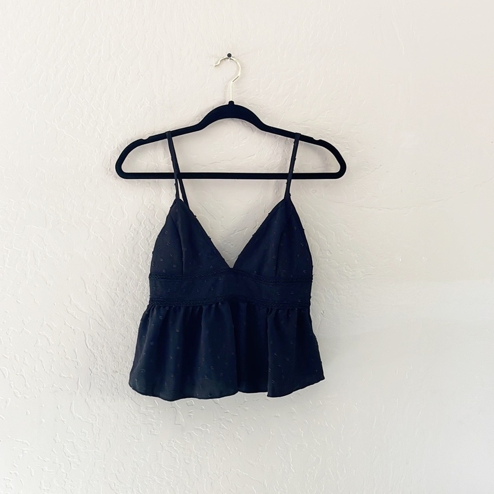SHEIN Textured Black‎ Tank